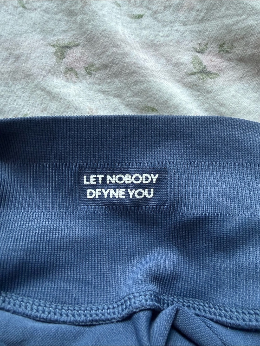 Dfyne Blue Leggings